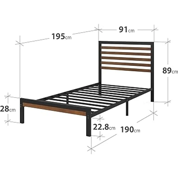 Zinus Plattform, 90x190 cm – Bild 2