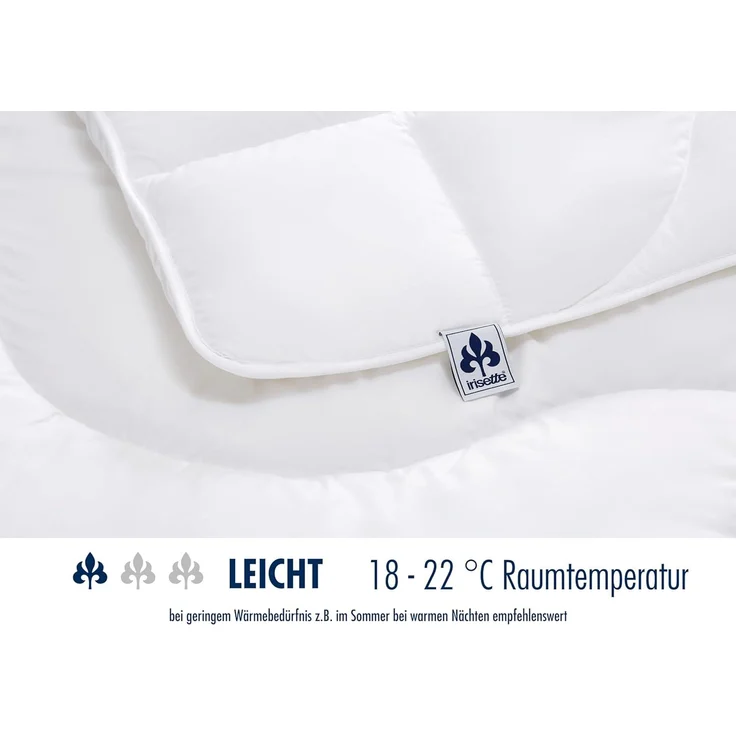 Irisette Micro Thermo Sommerdecke, leichte Bettdecke für den Sommer mit Bezug aus softer Microfaser, 220x240 cm, Öko Tex zertifiziert, produziert nach deutschem Qualitätsstandard – Bild 3