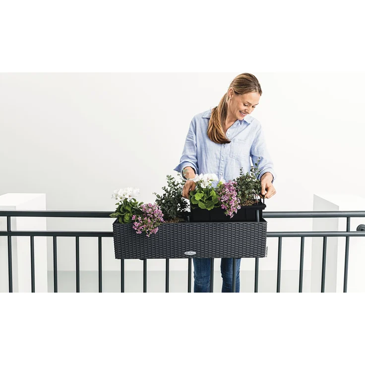 Lechuza Balkonkasten BALCONERA Cottage 80 cm, granit – Bild 12