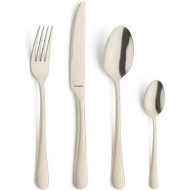 Amefa AUSTIN Besteckset 32-teilig PVD champagner mattiert – Bild 6