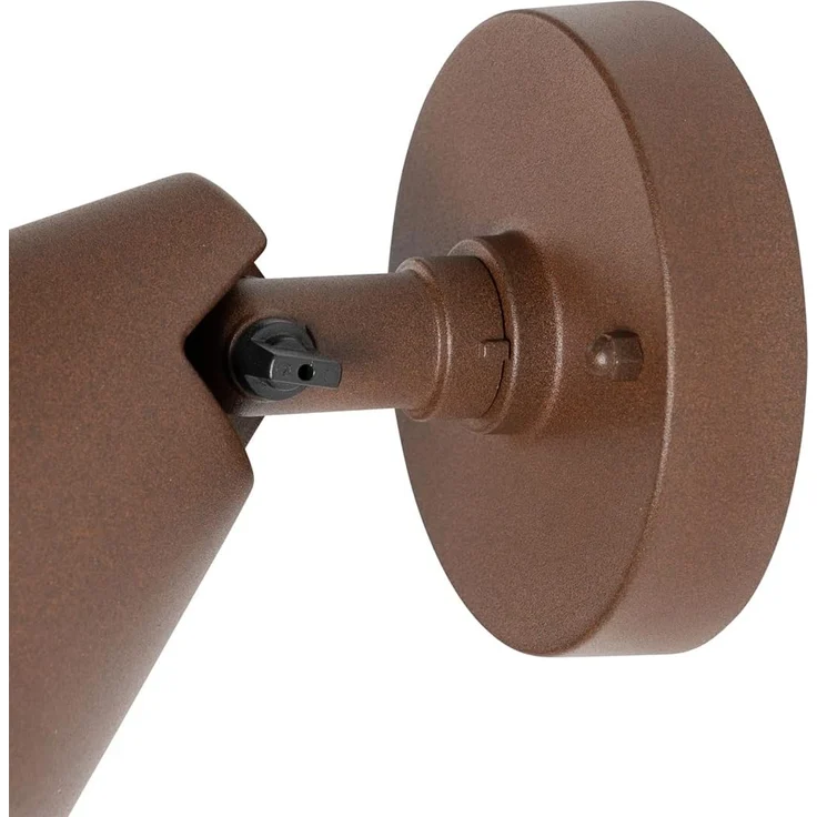 Qazqa Außen-Wandleuchte Ciara, ohne Leuchtmittel, GU10, Rostbraun, Modern, Aluminium, 1-flammig – Bild 5