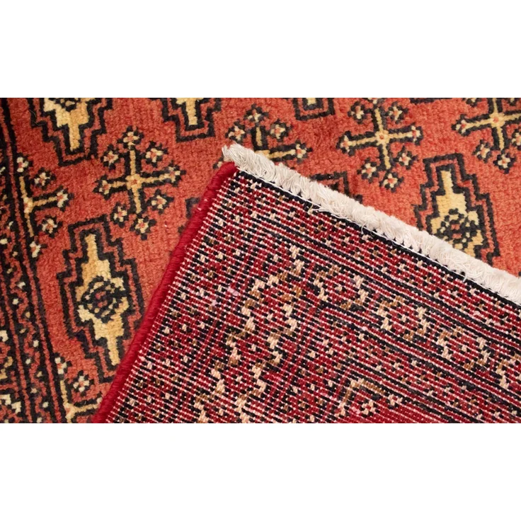 Turkaman Teppich 130x60 cm - rost – Bild 3