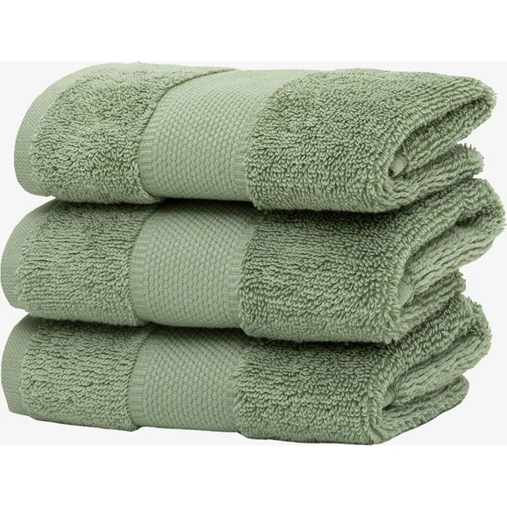 Wolkenfeld Gästehandtücher Premium Low-Twist Baumwolle 550 g/m² – 3 Gästehandtücher, Frottier (3-St), 30×50 cm – weich, saugfähig und ideal für Gäste & Alltag – Bild 1