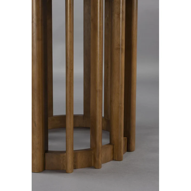 Esstisch BARLET Rund Ø 120 cm Walnussfurnierplatte von DutchBone – Bild 4