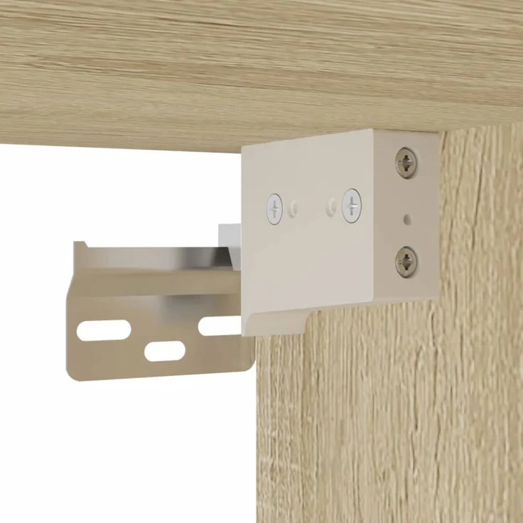 vidaXL Wand-Badschrank Sonoma-Eiche 32x20x67 cm 849654 – Bild 3