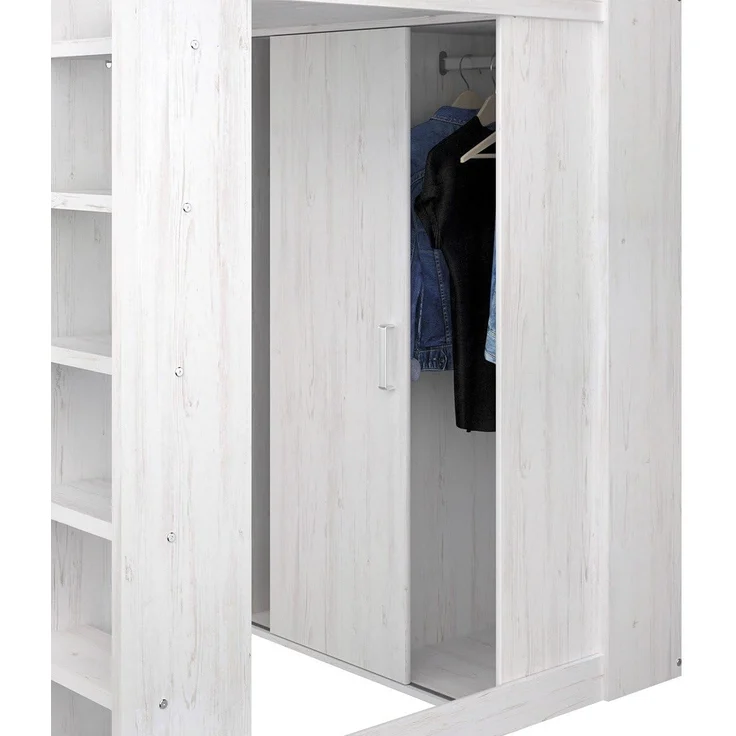 Parisot Hochbett Higher mit Schrank und Schreibtisch – Bild 3