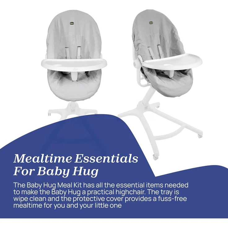 Chicco Mahlzeitenset für Baby Hug 4 in 1 (Hochstuhlschale + Frottierbezug) – Bild 3