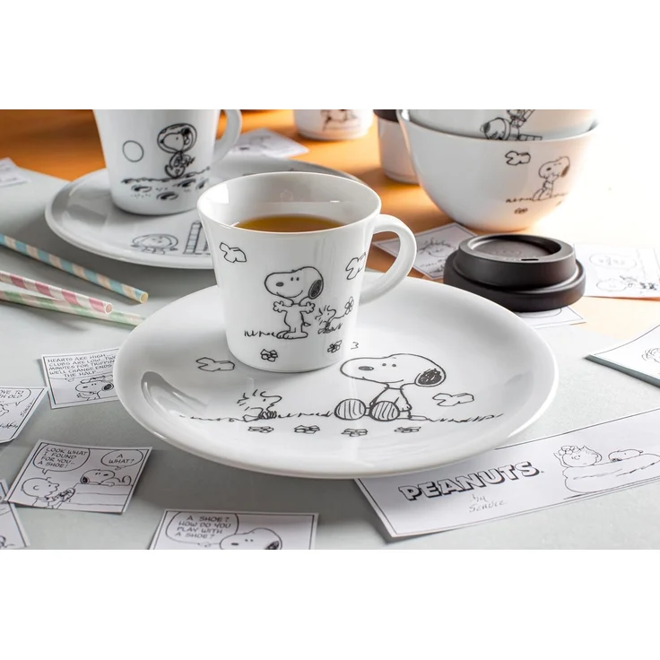 KAHLA Cappuccinotasse Peanuts Tasse 0,22 l, Porzellan, Made in Germany – Bild 1