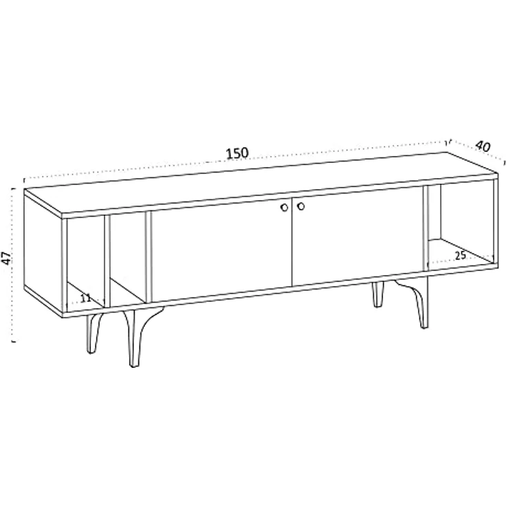 WELL HOME MOBILIARIO & DECORACIÓN TV-Schrank, 150 x 47 x 40 cm – Bild 6