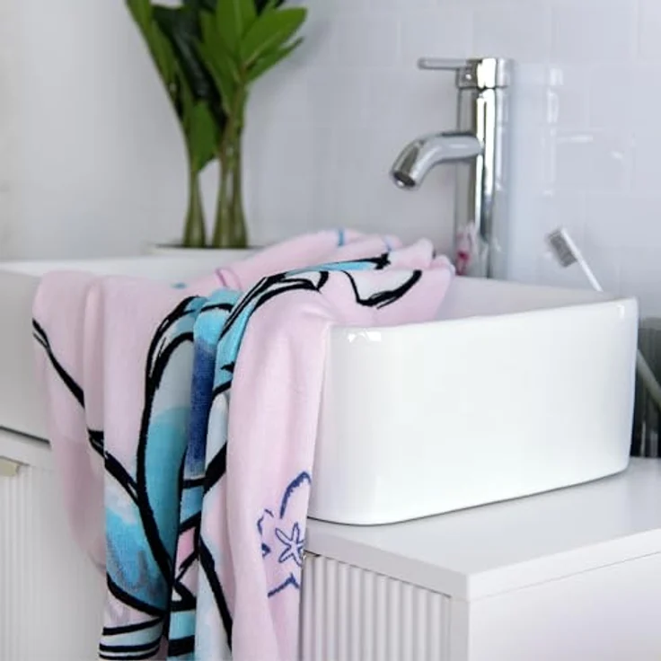 Herding Badetuch, Pink, 75x150 cm, Oeko-Tex® Standard 100, saugfähig, schadstoffgeprüft – Bild 6