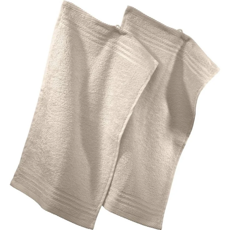 REDBEST Gästehandtuch Gästetuch 2er-Pack, Frottier (2-St), Walk-Frottier Uni – Bild 1