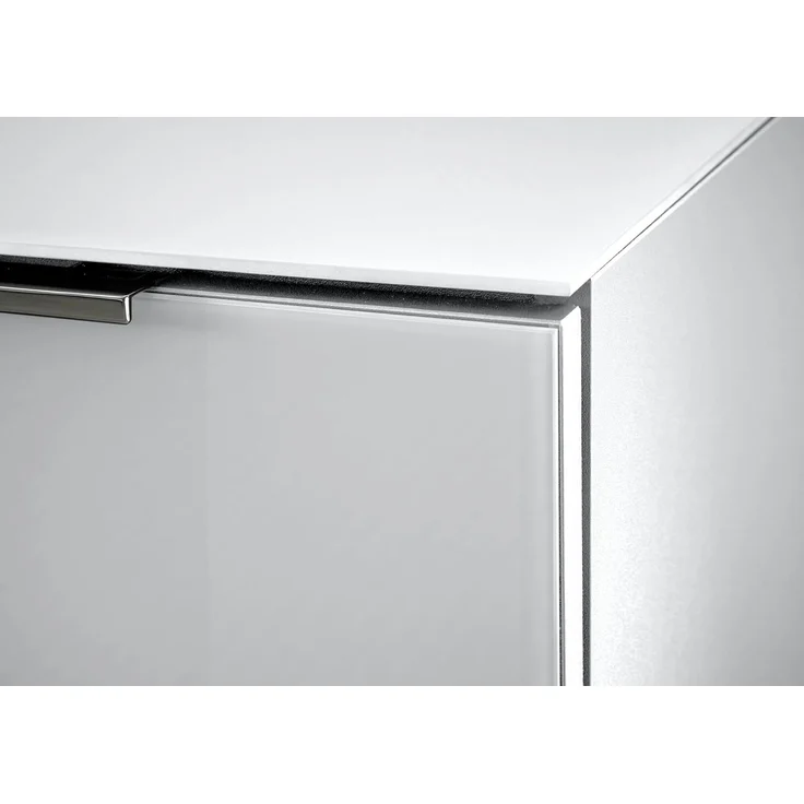 Stella Trading TV-Lowboard Santorin in Weiß, TV - TV Schrank für TV bis 65 Zoll mit viel Stauraum für Ihr Wohnzimmer - 180 x 55 x 40 cm (B/H/T) – Bild 5