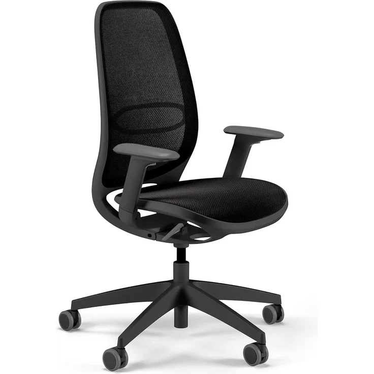 sedus Bürostuhl se:air: Bürostuhl aus Netzmembran mit Mulitfunktionsarmlehnen, (automatischer Gewichtsanpassung und Lordosenstütze, Zeitloses und filigranes Design) – Bild 1