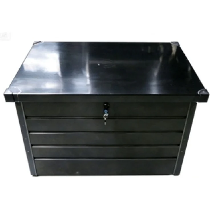 Metall-Aufbewahrungsbox Gartentruhe 300L Stauraum wetterfest – Bild 5