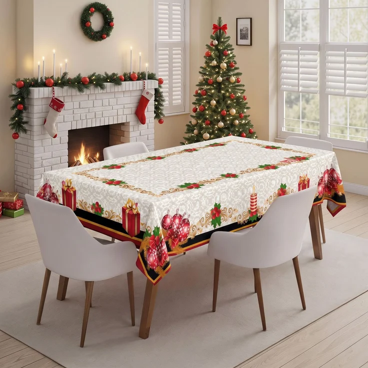 Hermia Concept 'Xmas 18' Tischdecke, Mehrfarbig, 160 x 220 cm – Bild 1