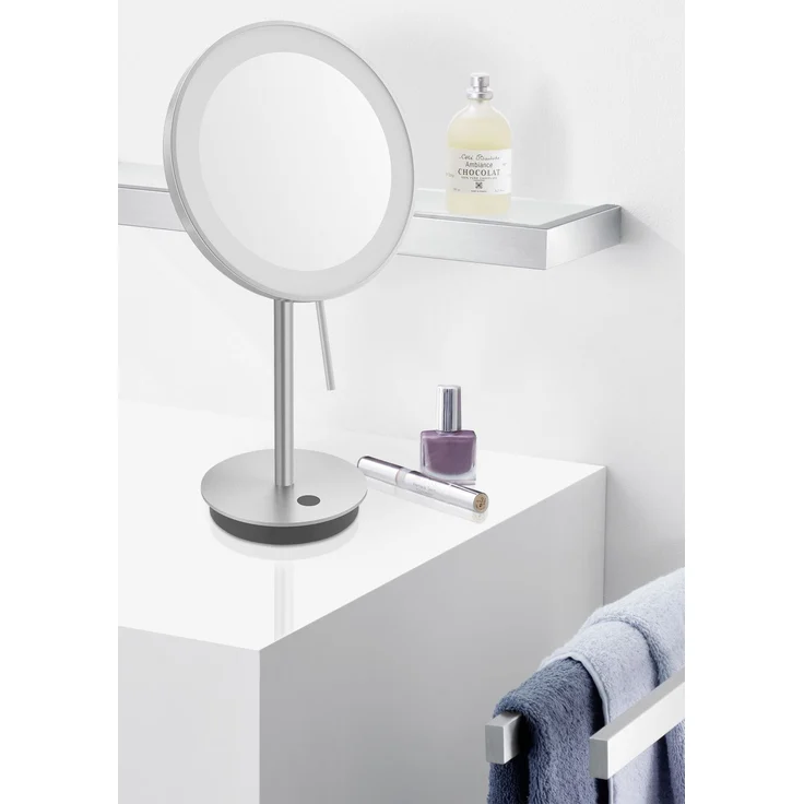 Alona LED Kosmetikspiegel silber matt – Bild 5