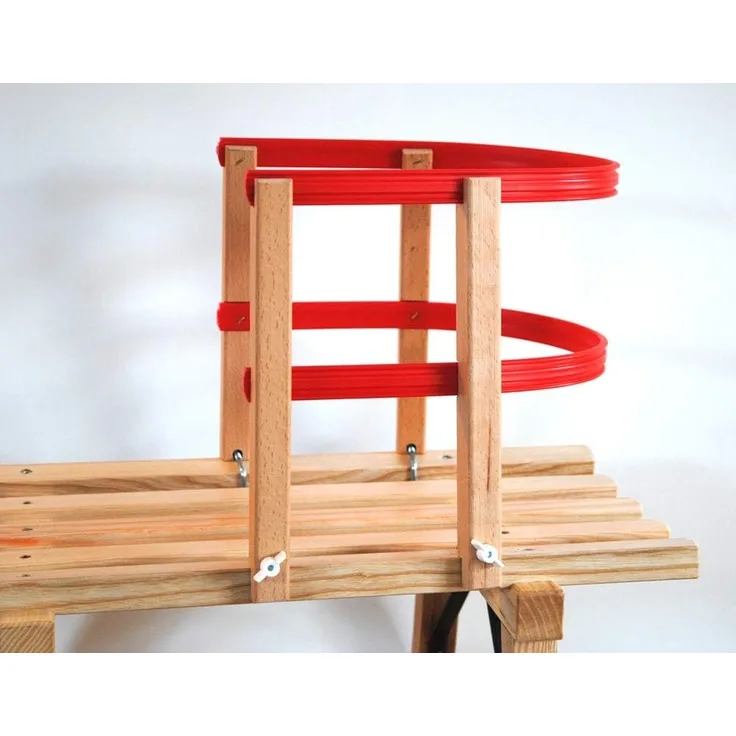 Sirch - Schlitten Kinderlehne Holz/Kunststoff