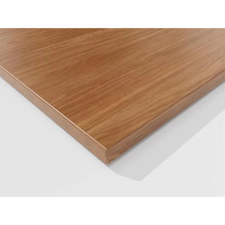 BISLEY Desktop, melaminharzbeschichtete MFC Tischplatte, mit 2 mm ABS Kante, DT251606005, H: 25 x B:1600 x T:600 mm, 008 lincon wallnuss – Bild 3