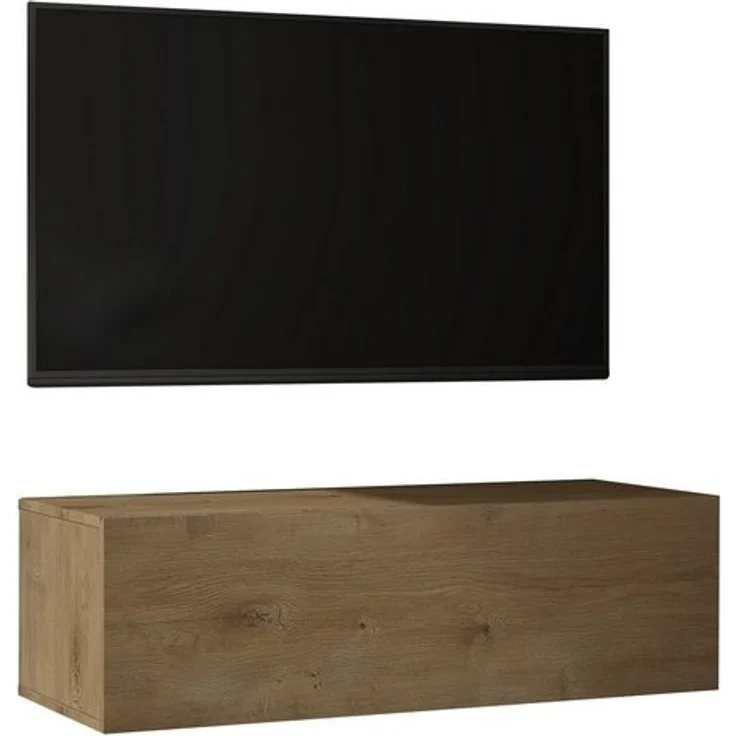 doporro TV-Board TV-Schrank Low-Board modern Fernsehtisch Wandmontage H:30cm F02< 2000 – Bild 4