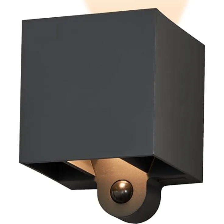 Osram ENDURA STYLE ADJ BEAM Außenbeleuchtung, 2,5W, 180lm, dunkelgrau, indirekte Beleuchtung, Bewegungsmelder, Tageslichtsensor, IP54 Schutzklasse, 3.000K Farbtemperatur, warmweiße Lichtfarbe – Bild 4