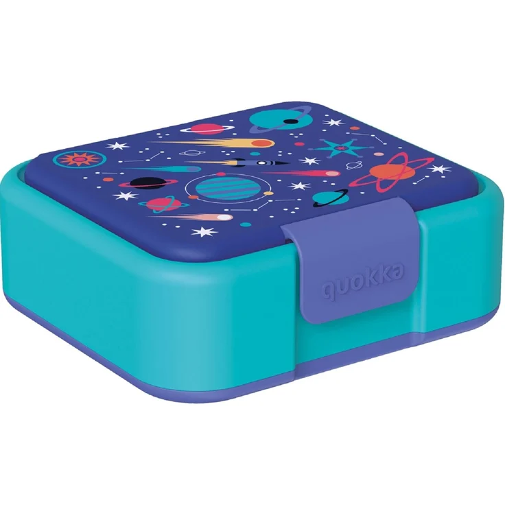 Quokka Space Brotdose Doppelwand Kinder Lunchbox 3-Fächer – Bild 1