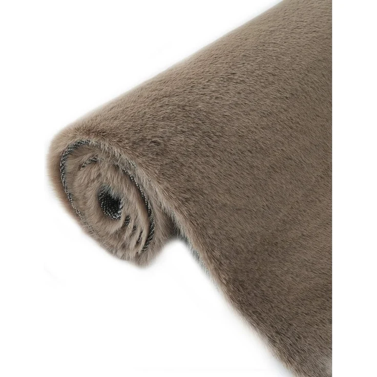 Bruno Banani Fellteppich Rabbit 2, Kunstfell Teppich, Modern, rechteckig, Höhe: 25 mm, Kaninchenfell-Haptik, sehr weich, Wohnzimmer, Schlafzimmer, Esszimmer – Bild 4