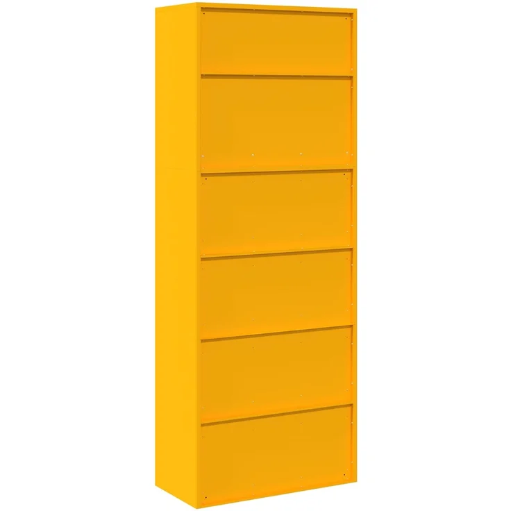 vidaXL Aufbewahrungsschrank 2 stk. Senfgelb 80 x 40 x 210 cm Stahl 3438744 – Bild 10