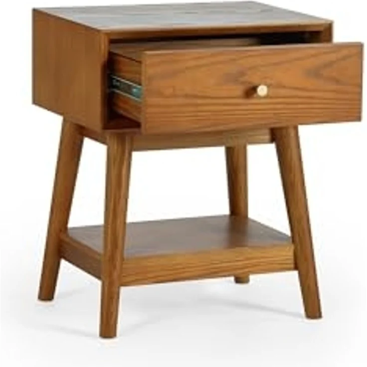 Julian Bowen Lowry Beistelltisch mit 1 Schublade, Holz, Kirschesche, H 55 x B 45 x T 35 cm – Bild 4