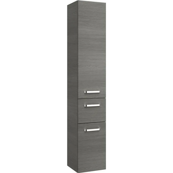 Hochschrank 'Fokus 4010', Graphit Struktur quer