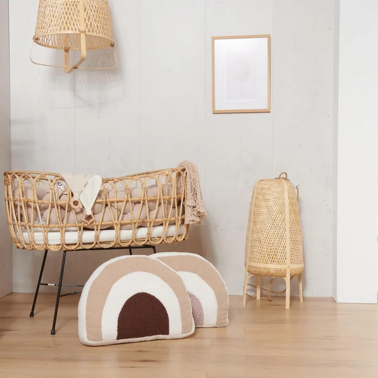 Nordic Coast Company Zierkissen, Regenbogenkissen, Dekokissen Kinderzimmer, Kinderkissen, Babykissen – Bild 5
