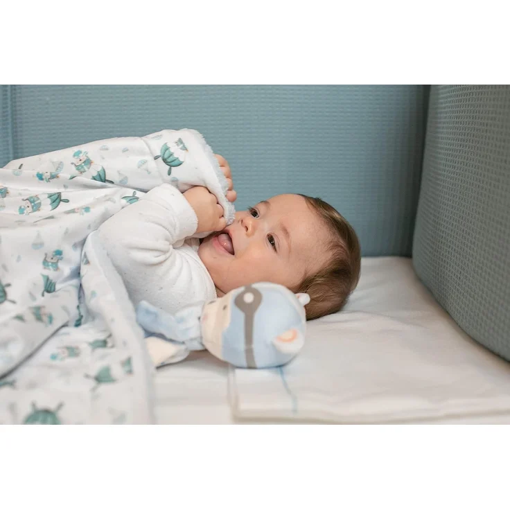 Baby Blase Decke "Paracaidista" Blau – Bild 6