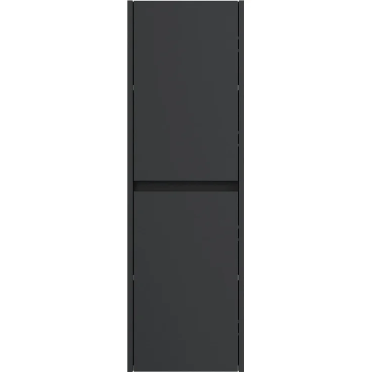 Badezimmer Hochschrank 112cm Softclose Taifun zur Wandmontage grafit : Grafit – Bild 5