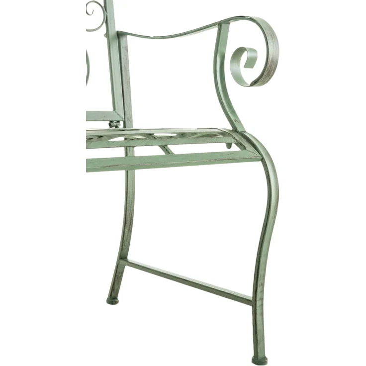 CLP 2er Set Gartenstühle Punjab mit Armlehnen,antik-grün – Bild 9