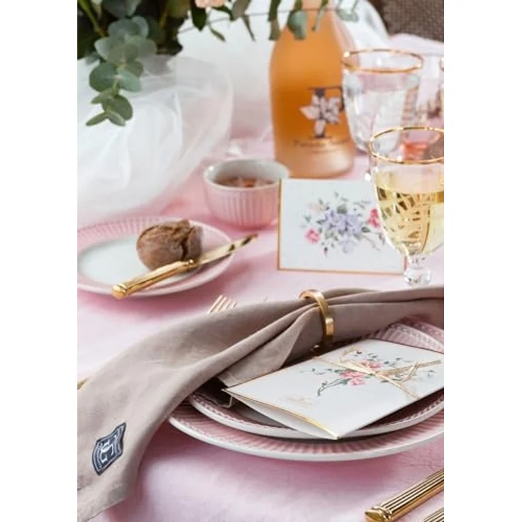 Greengate Becher Alice Becher mit Henkel pale pink 0,4 l, Stoneware – Bild 3