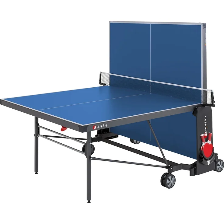 Sponeta 'S 4-73 e' Tischtennisplatte, 274 x 152,5 x 76 cm, wetterfest, klappbar, blau – Bild 2