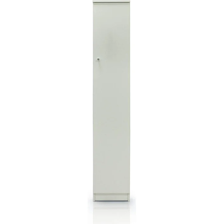 Dmora Kleiderschrank mit Einzeltür in heller Holzfarbe, 31 x 34 x 183 cm – Bild 6