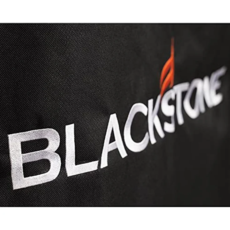 Blackstone 5482 Grillabdeckung für 91,4 cm Kochstation mit Kapuze, wasserabweisend, wetterbeständig, strapazierfähig, 600D Polyester, Flache Oberseite, Gasgrill-Abdeckung mit Cinch-Riemen, schwarz, – Bild 2