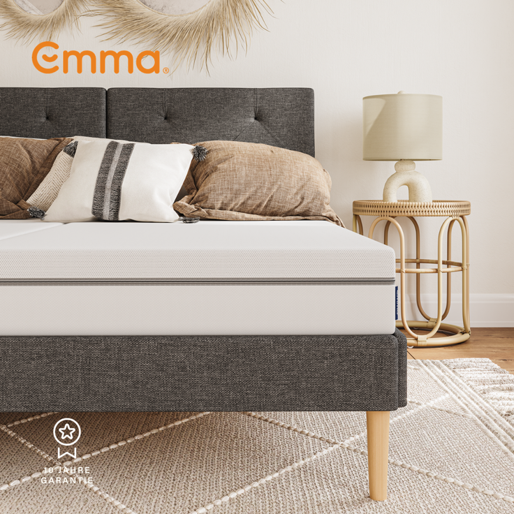 Emma 'One Medium' Viscoschaum-Matratze, 80x200 cm, 85 % Polyester / 15 % Polypropylen, Weiß – Bild 9