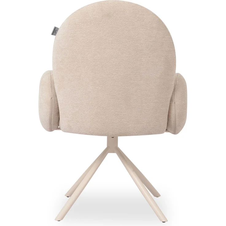 Polsterstuhl SANSIBAR FREDERIKSTAD LBH 61x65x91.50 cm weiß Esszimmerstuhl Freischwinger Schwingstuhl – Bild 5