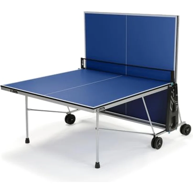 Cornilleau Indoor Tischtennisplatte 100, Einsteigermodell mit Push'n Lock-System und Höhenausgleich – Bild 3