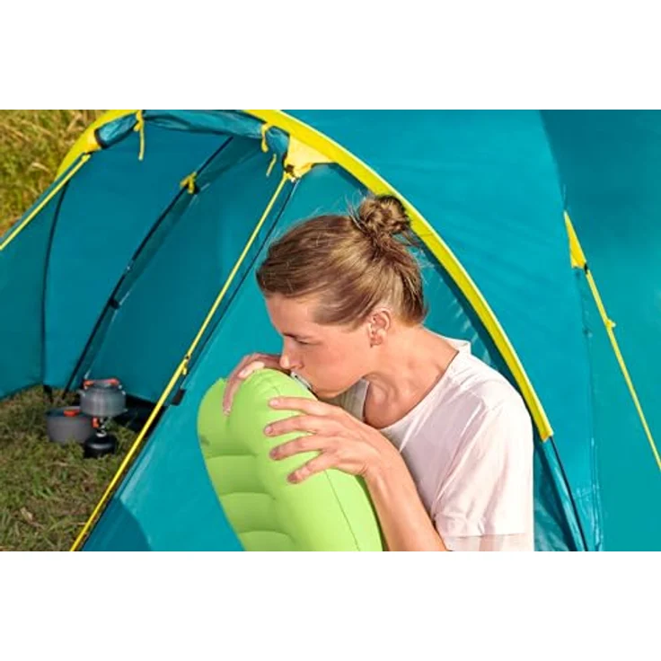 Bestway Luftbett Wanderlite™, 42 x 30 x 12 cm, geschwungenes Design zur Nackenstütze, ideal für den Außengebrauch – Bild 11