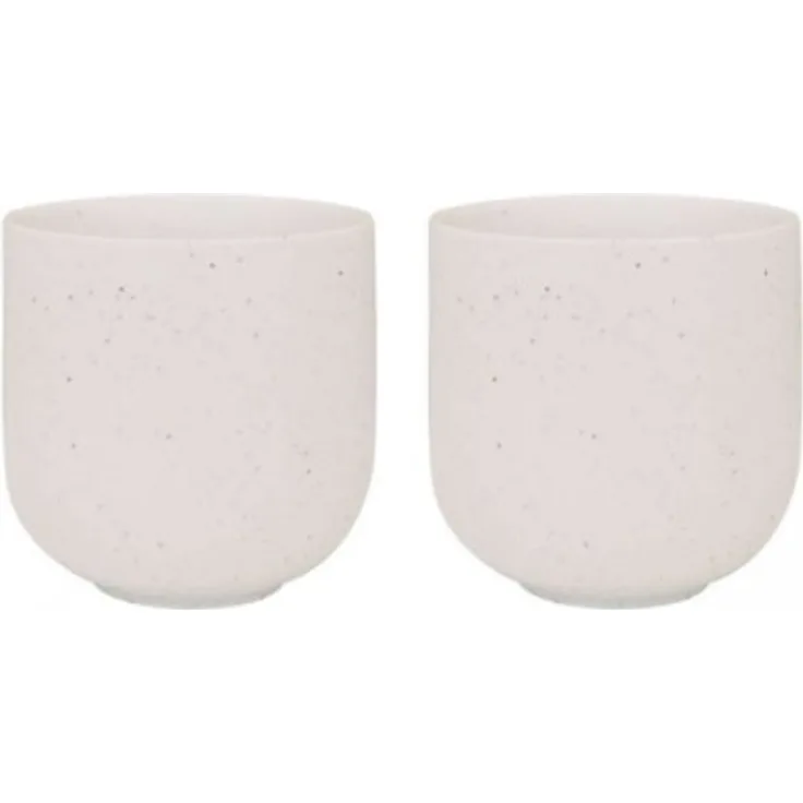 ASA Selection coppatea 2er Set Teebecher sencha, Becher, Tasse, Porzellan, Weiß matt, 200 ml, 19080193