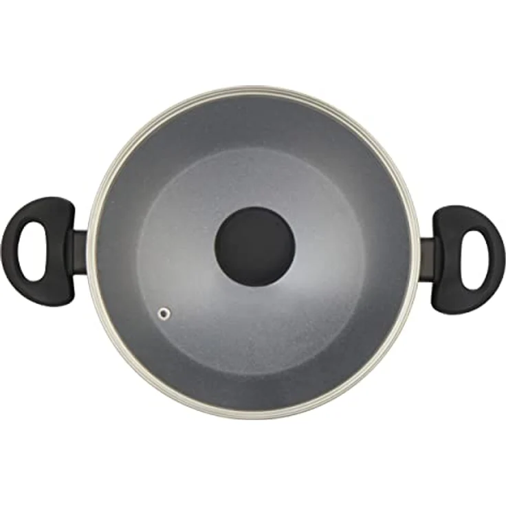 Russell Hobbs RH02809EU7 Metallic Marble Topf - Antihaft-Auflauftopf, 24 cm/2 L, Suppentopf, Deckel aus gehärtetem Glas mit Dampfbelüftung, geeignet für Induktionskochfeld, weiche Griffe, leicht – Bild 6
