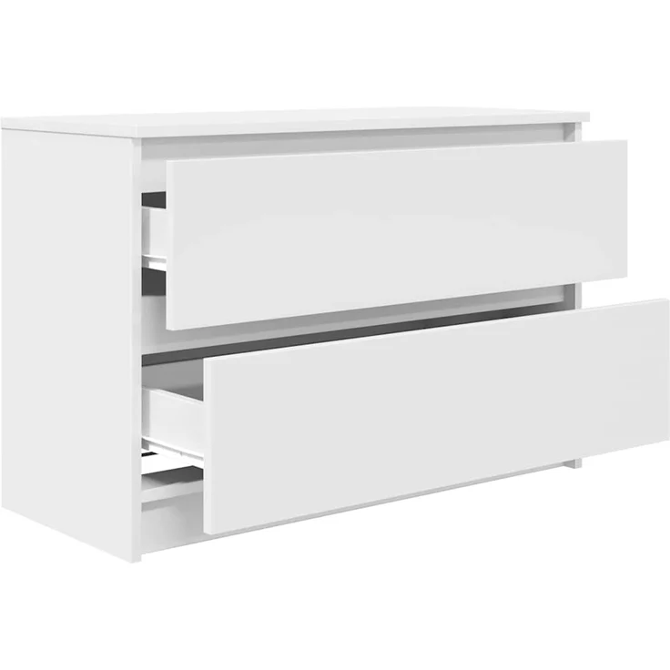 vidaXL TV-Schrank Weiß 80x35x54 cm Holzwerkstoff 861787 – Bild 4