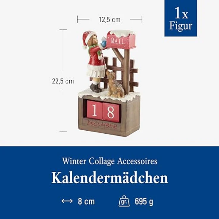Villeroy & Boch Winter Collage Accessoires Kalendermädchen – Bild 4
