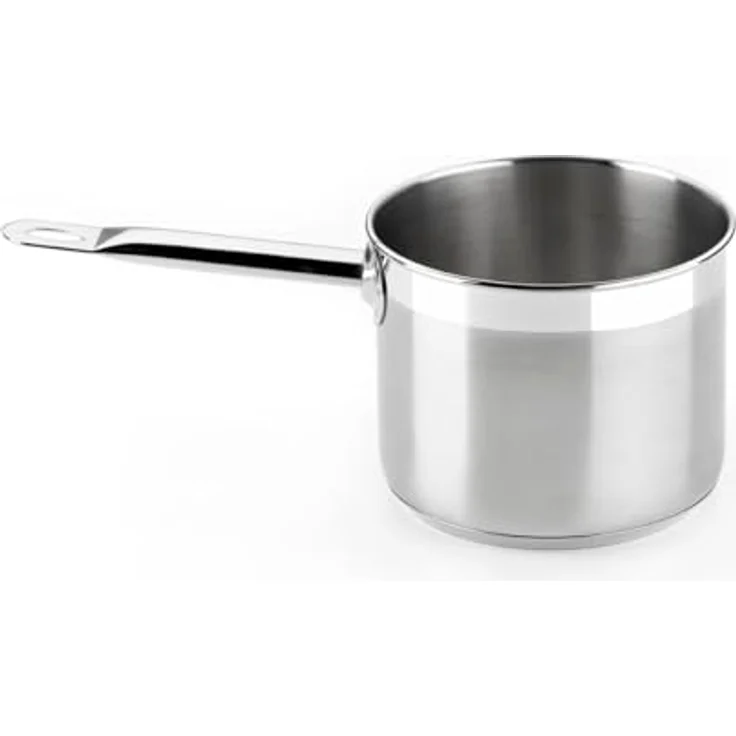 Kasserolle BRA PROFESIONAL Edelstahl Ø 12 cm Grau Silberfarben 1 L (1 Stück) Default Title – Bild 2