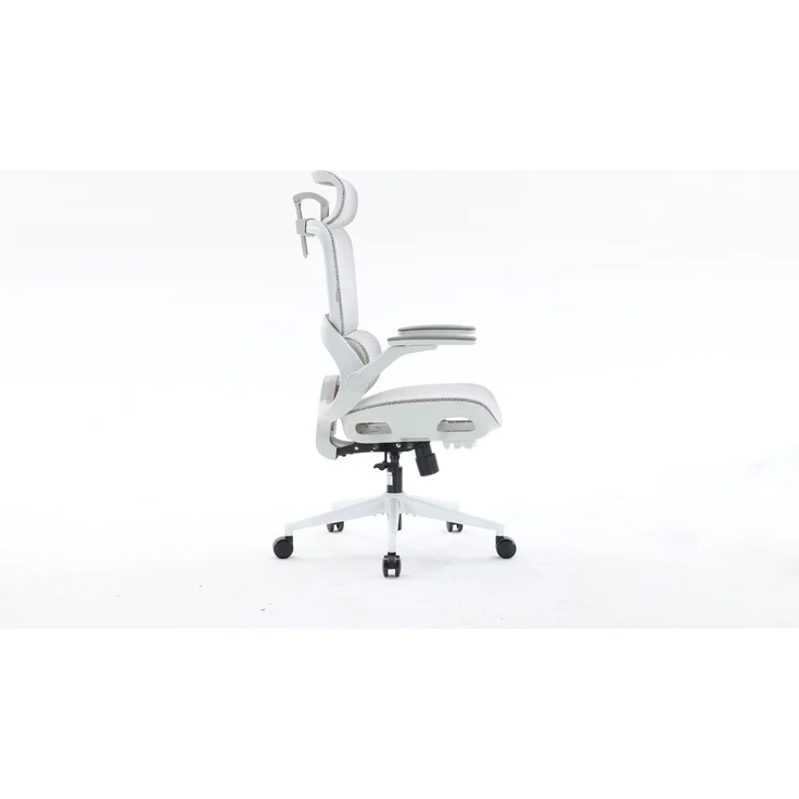 Sihoo Ergonomischer Stuhl B100-Pro, Mit Pedal, 131 x 73 cm, in Weiß – Bild 15