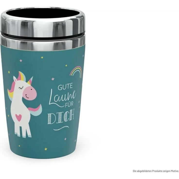 Thermobecher Isolierbecher Kaffeebecher To Go 240ml la vida Einhorn 3885821