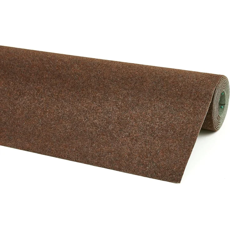 misento Kunstrasen Outdoor Teppich - wetterfester Rasenteppich für Balkon, Terrasse & Garten - leicht zu verlegen - 200x250 cm, Braun – Bild 1