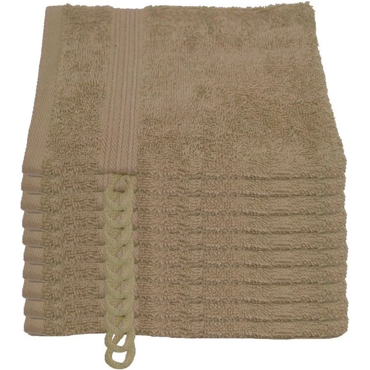 Julie Julsen Waschhandschuh 10-Waschhandschuh-Pastell Beige-Waschhandschuh 15 x 21 cm (10-tlg) – Bild 1